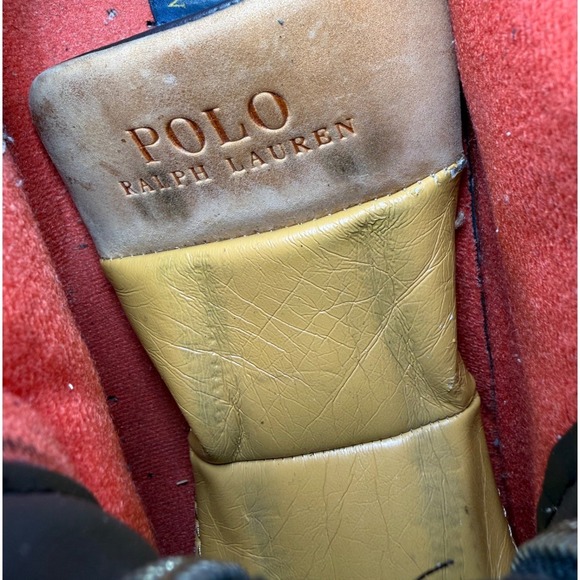 Polo Ralph Lauren Mens Size 12D Conquest II Boots Tan Leather Zip Duck Boots main image 8